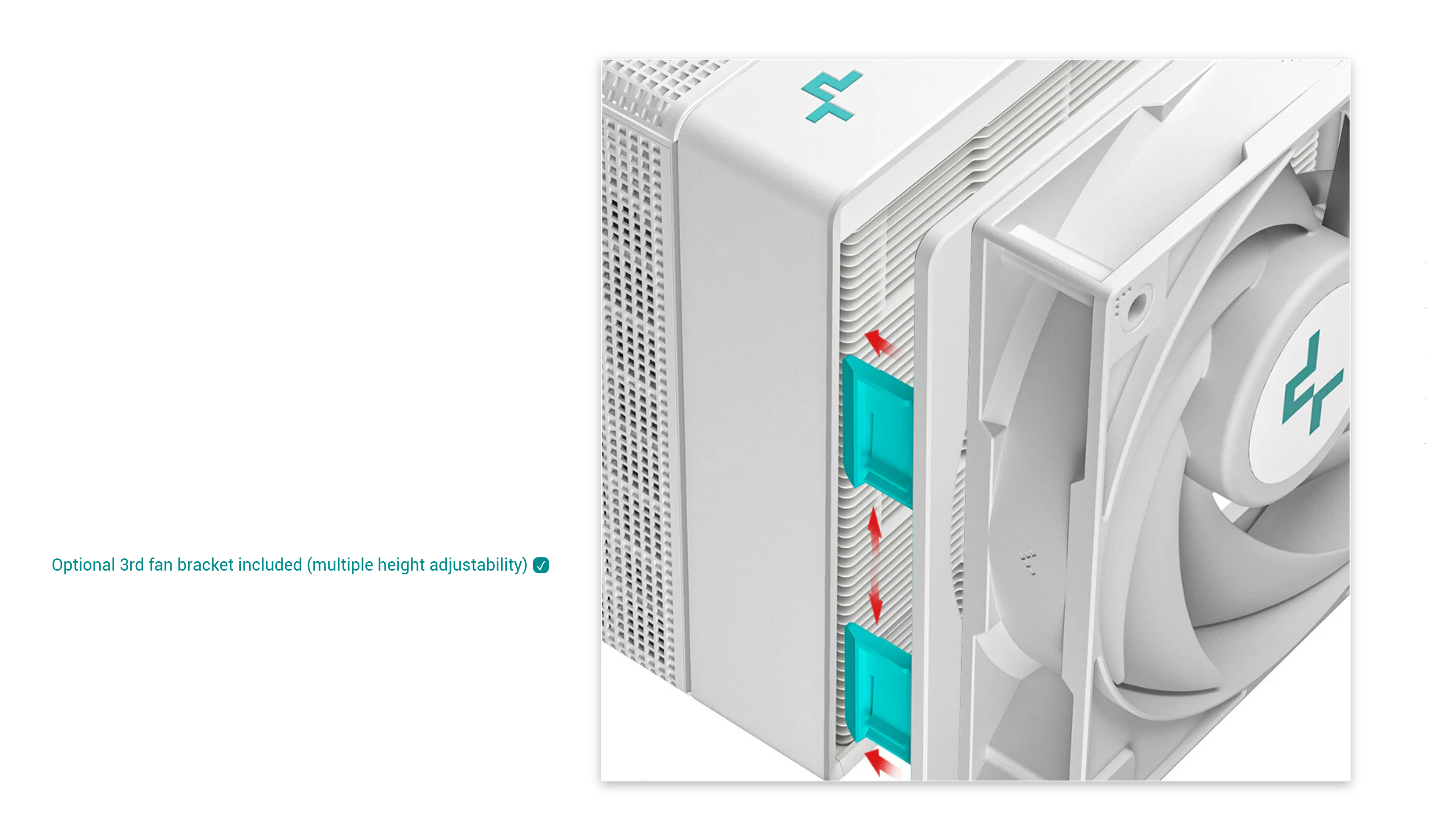 A large marketing image providing additional information about the product DeepCool Assassin IV CPU Cooler - White - Additional alt info not provided